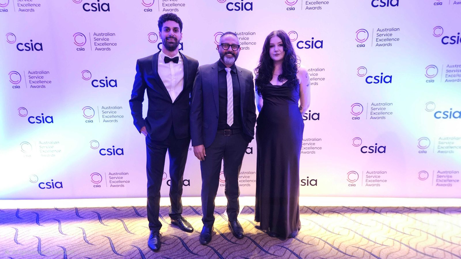 At the Australian Service Excellence Awards